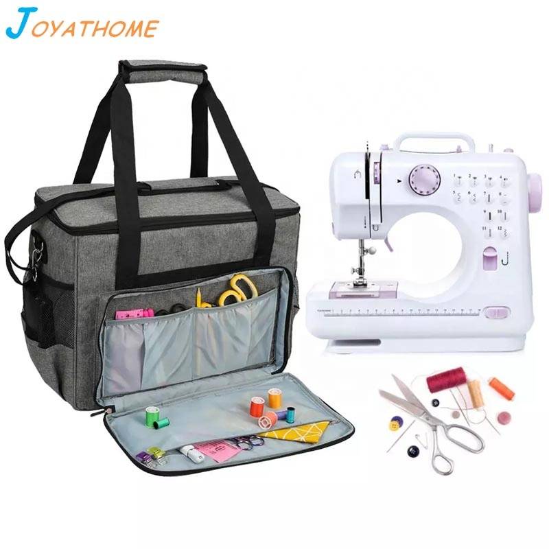 Large Capacity Sewing Machine Storage Bag Tote Multi-functional Portable Travel Home Organizer Bag For Sewing Tools Accessories