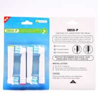 EB-50P Oral Automatic Rechargeable Sonic Electric Toothbrush Head Tooth Brush Heads for B raun Adult 4pcs/pack