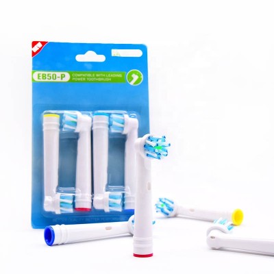 4pcs/pack Electric Toothbrush Head Changeable Heads Oral Brushes Vibrator Toothbrushes Teeth Brush Replacement EB-50P